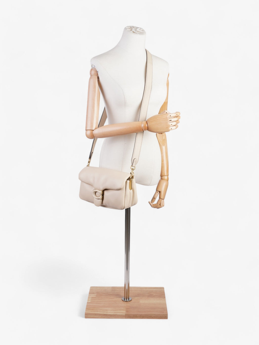 Coach Pillow Tabby Cream Nappa Leather 26