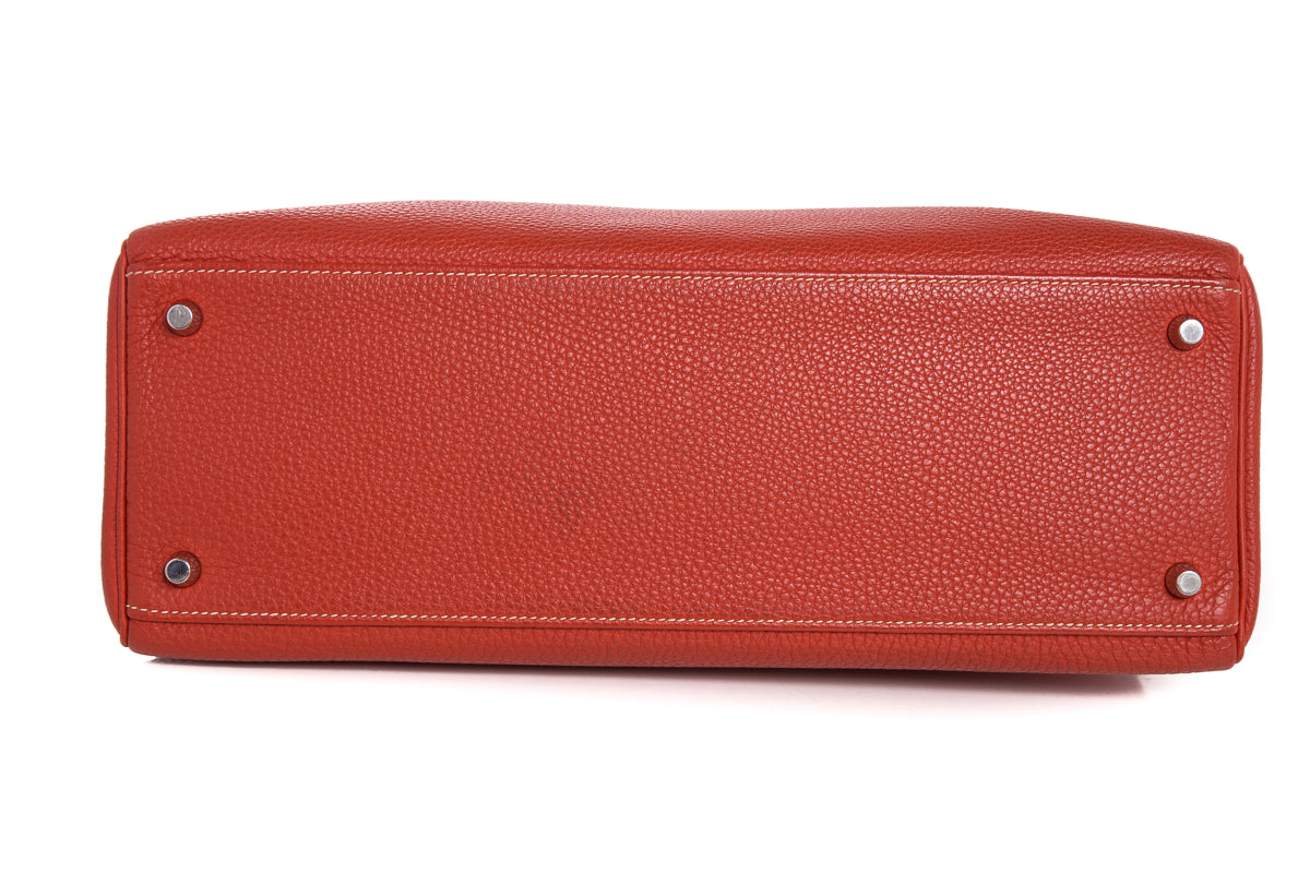 HermÃƒÆ’Ã‚Â¨s Sanguine Kelly 35 cm Handle Bag