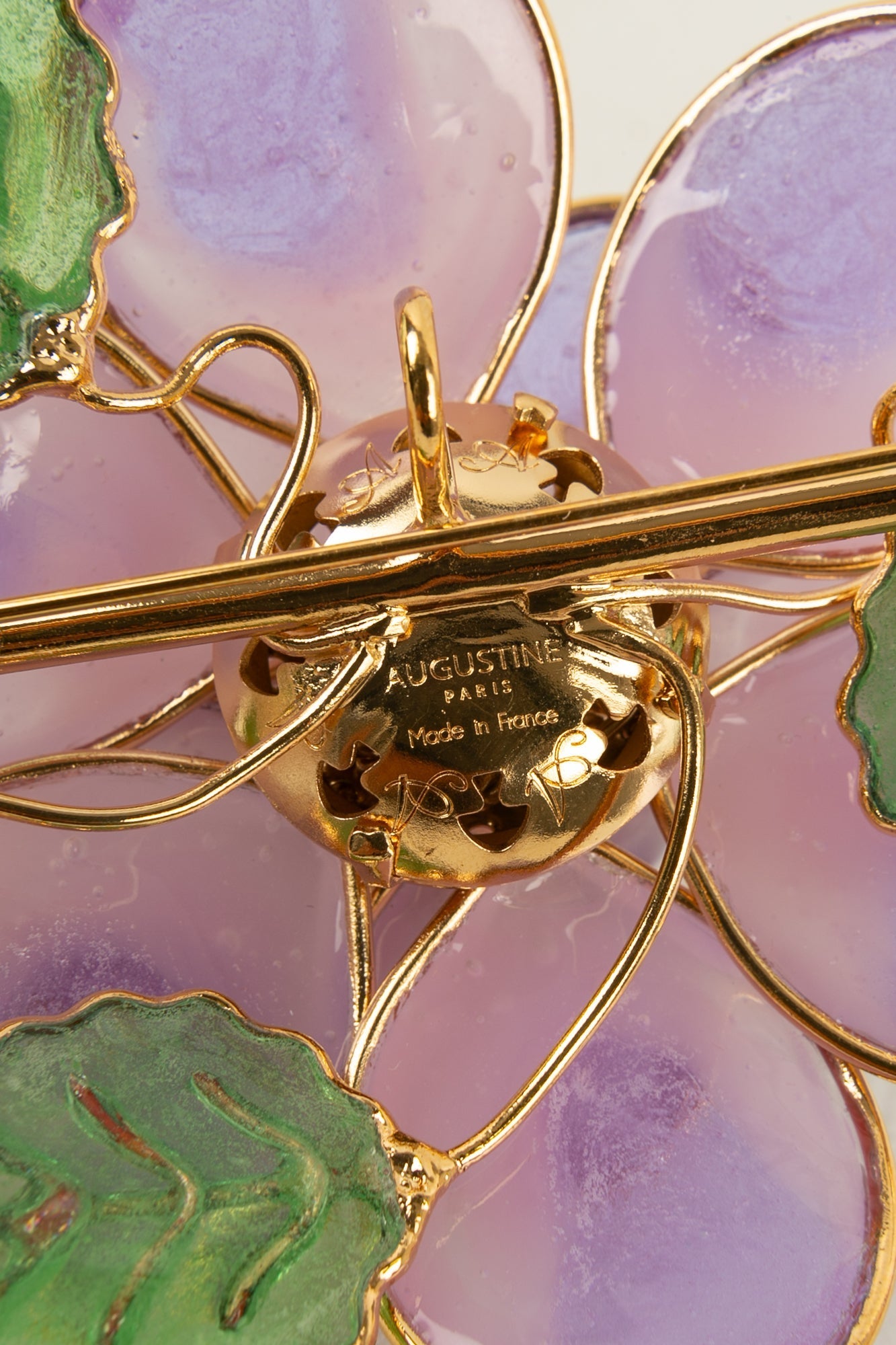 Broche / pendentif fleur Augustine