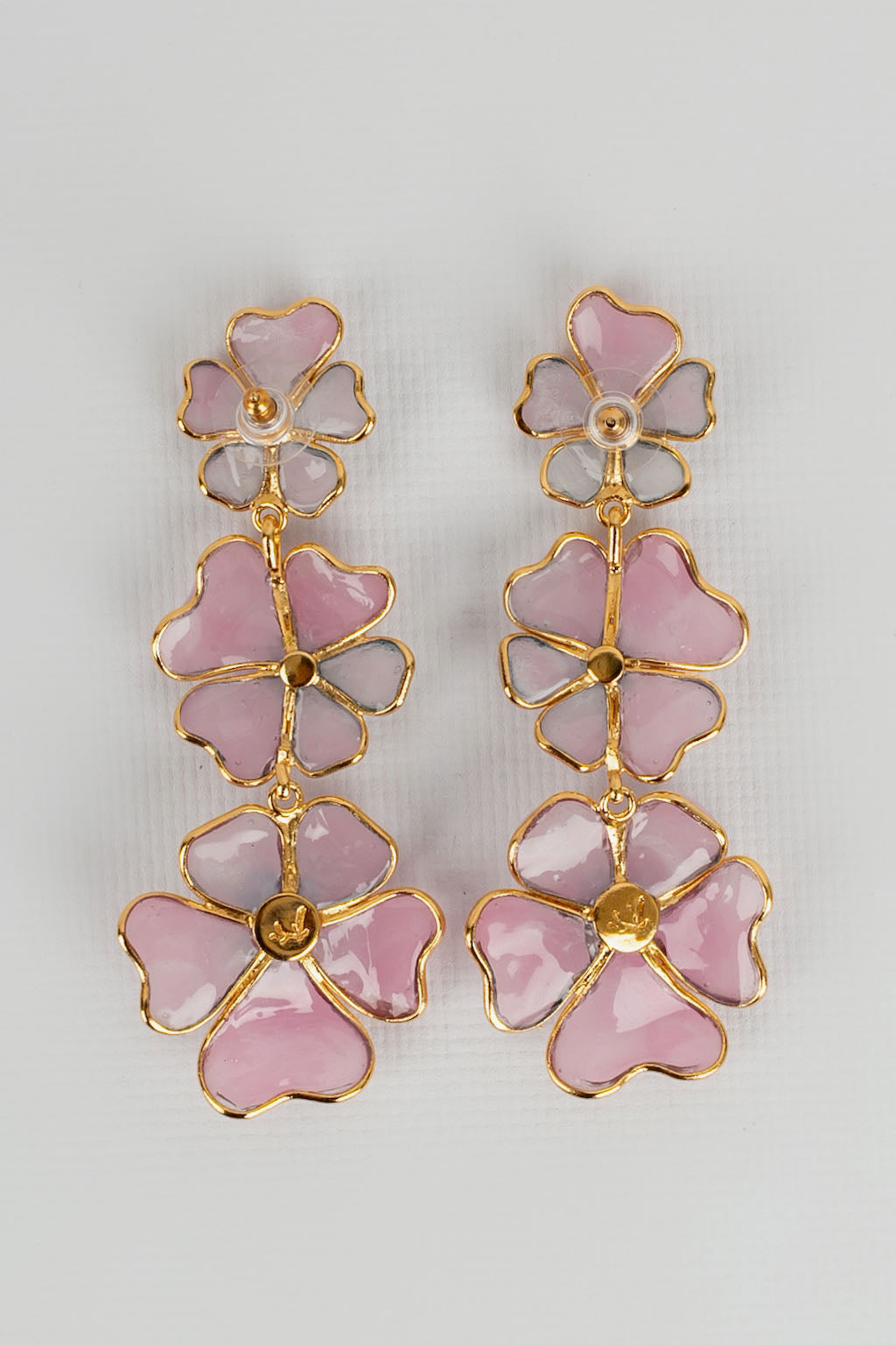 Boucles d'oreilles fleurs Augustine