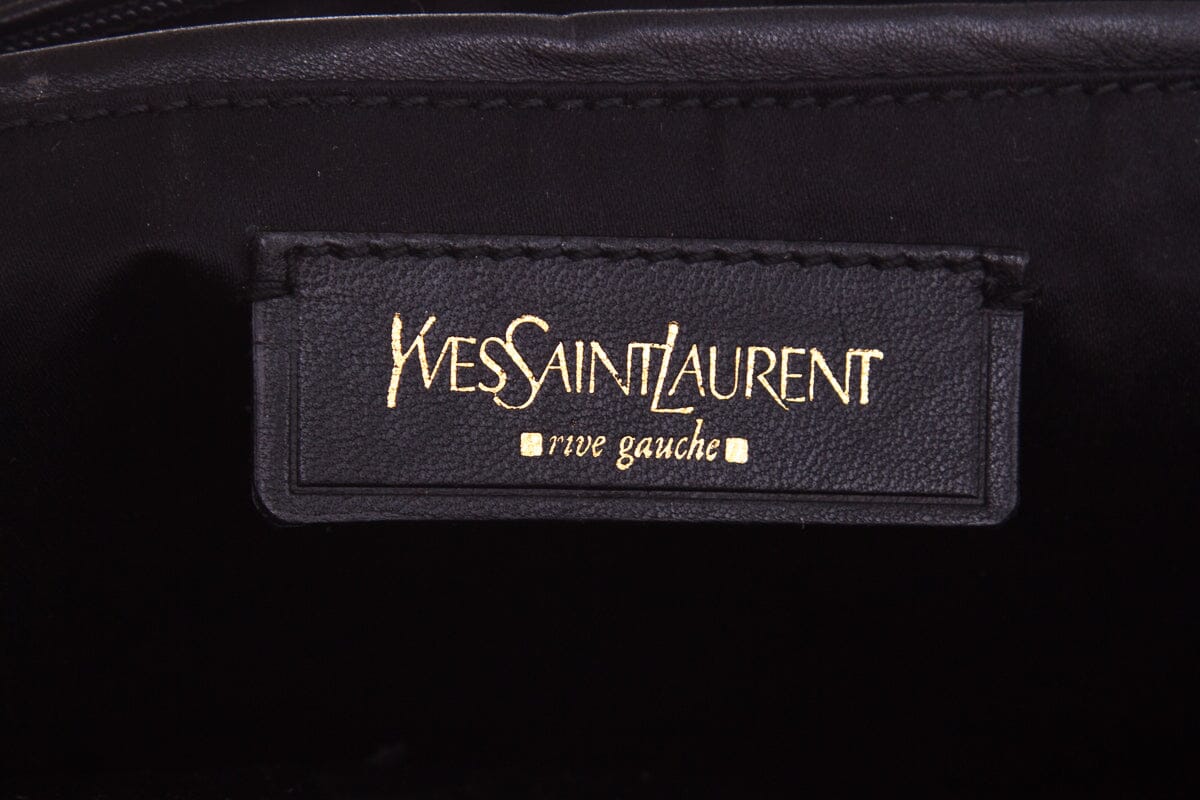 YSL Vintage Black patent Handbag