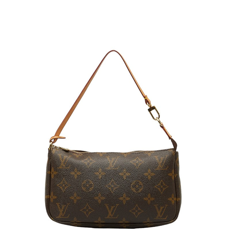 Louis Vuitton Monogram Pochette Accessories Handbag Accessories Pocket M51980 Brown PVC Leather  Louis Vuitton