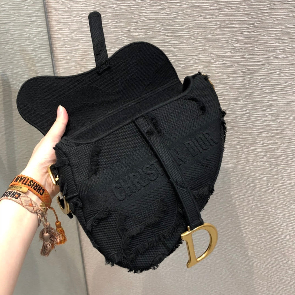GLAMI Saddle Bag Black For Women 10in/26cm CD