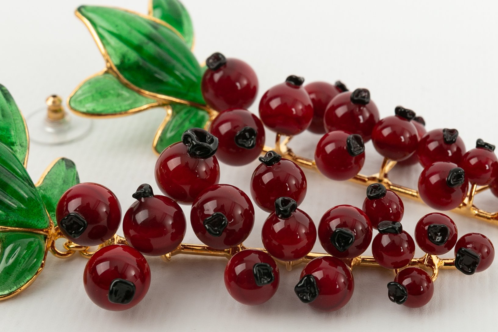 Boucles d'oreilles en pÃƒÆ’Ã‚Â¢te de verre Augustine