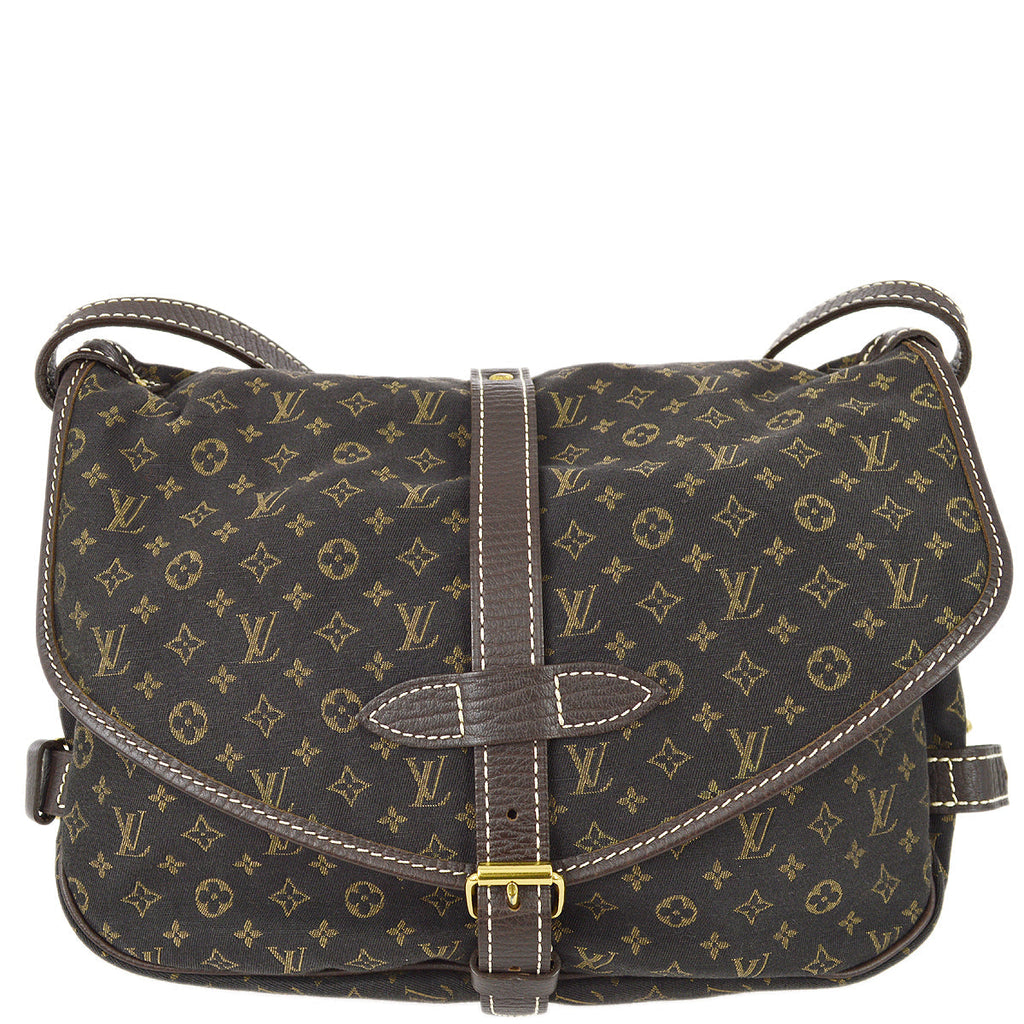 Louis Vuitton 2007 Monogram Mini Lin Saumur 30 Shoulder Bag M95227