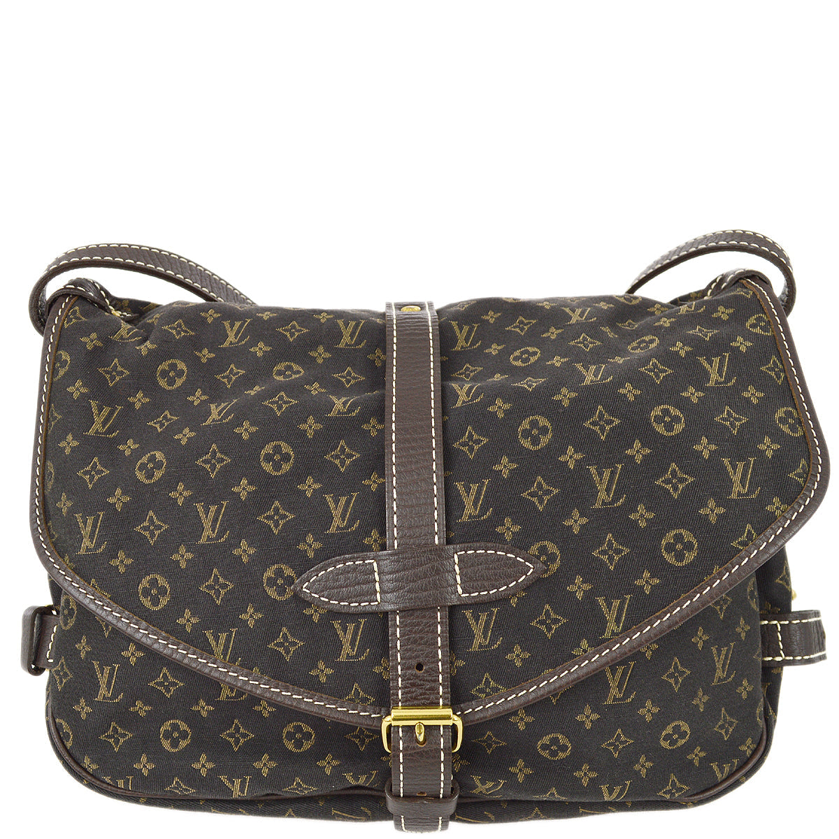 Louis Vuitton 2007 Monogram Mini Lin Saumur 30 Shoulder Bag M95227