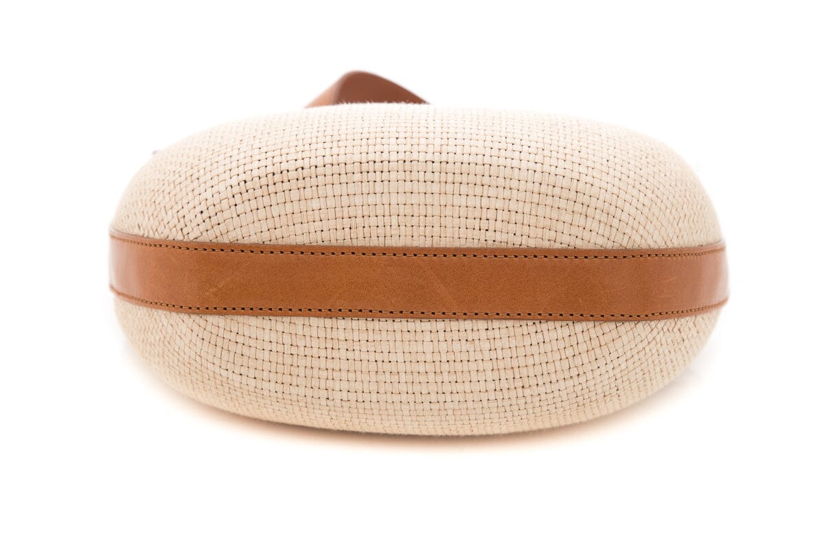 TL-180 Brown & Beige Woven Handbag