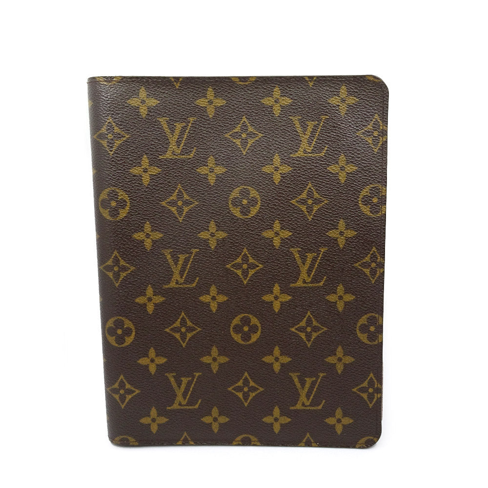 LUIS VUITTON R20100 Monogram Book Cover Louis Vuitton nda Buuro R20100 Monogram Book Cover Brown Small