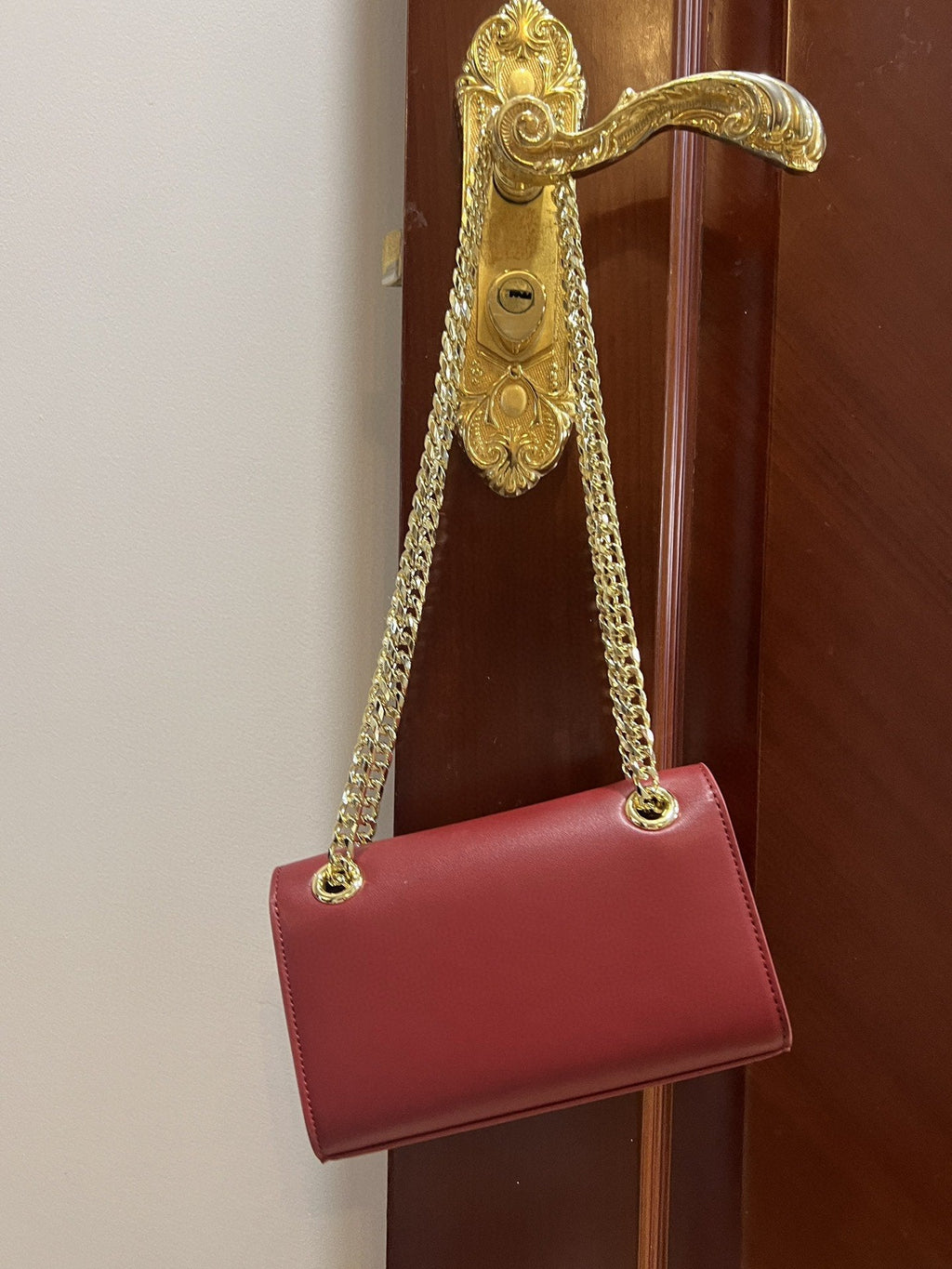 GLAMI Polished 3.5 Phone Bag Burgundy For Women 7.3in/19cm GLAMI