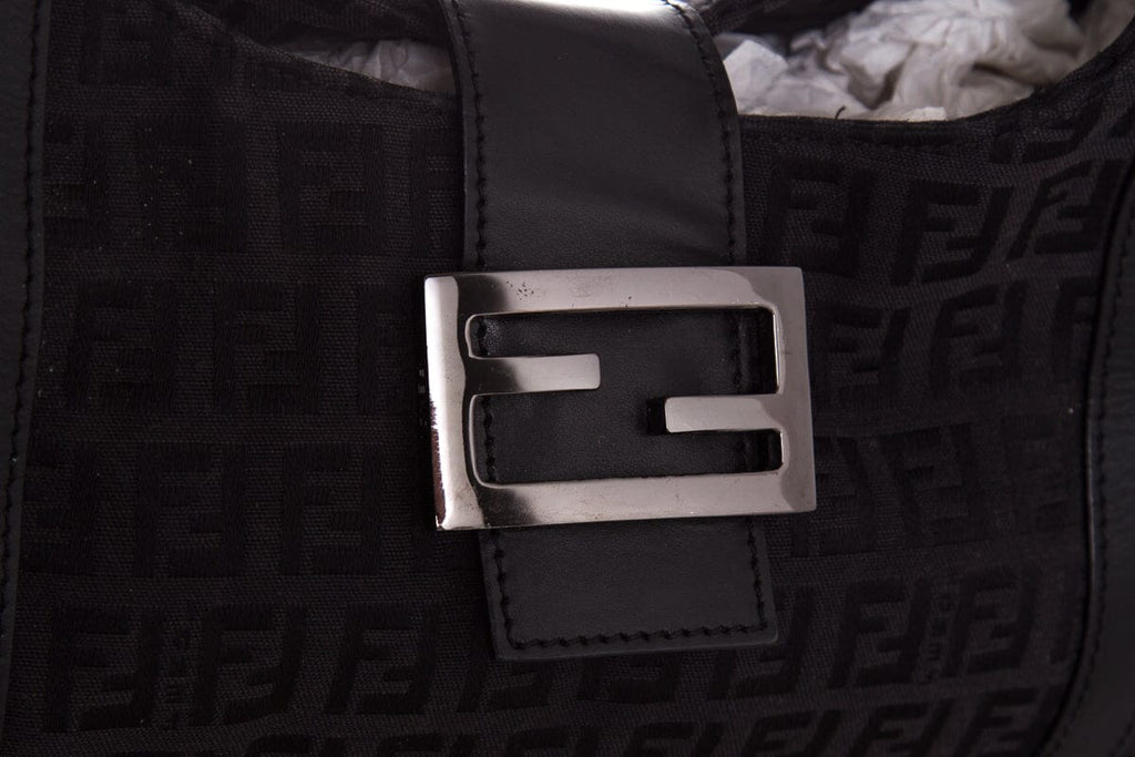 Fendi Black Zucca Handbag