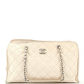 CHANEL French Riviera Tote Quilted Caviar Large
