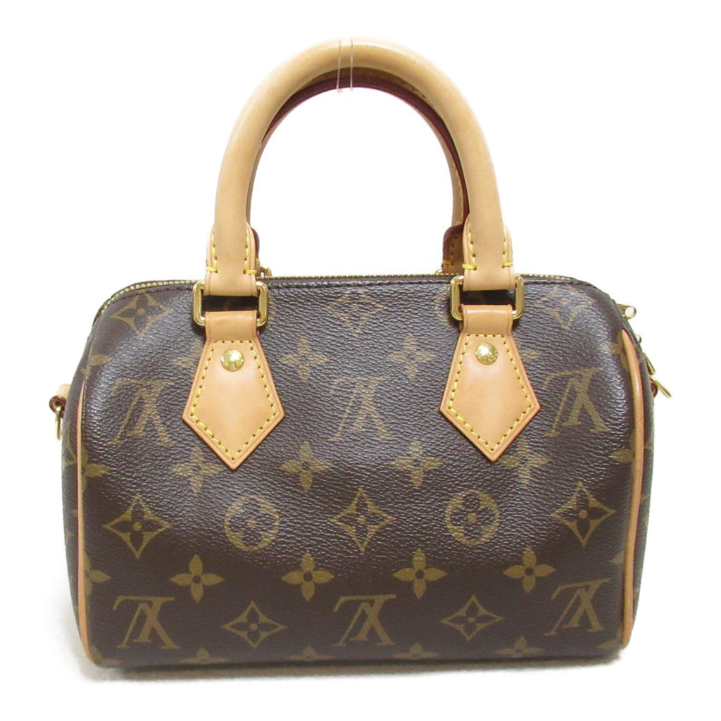 Louis Vuitton Speedy Bandier 202w Shoulder Bag 2way Shoulder Bag PVC Coated Canvas Monogram  Brown M46234