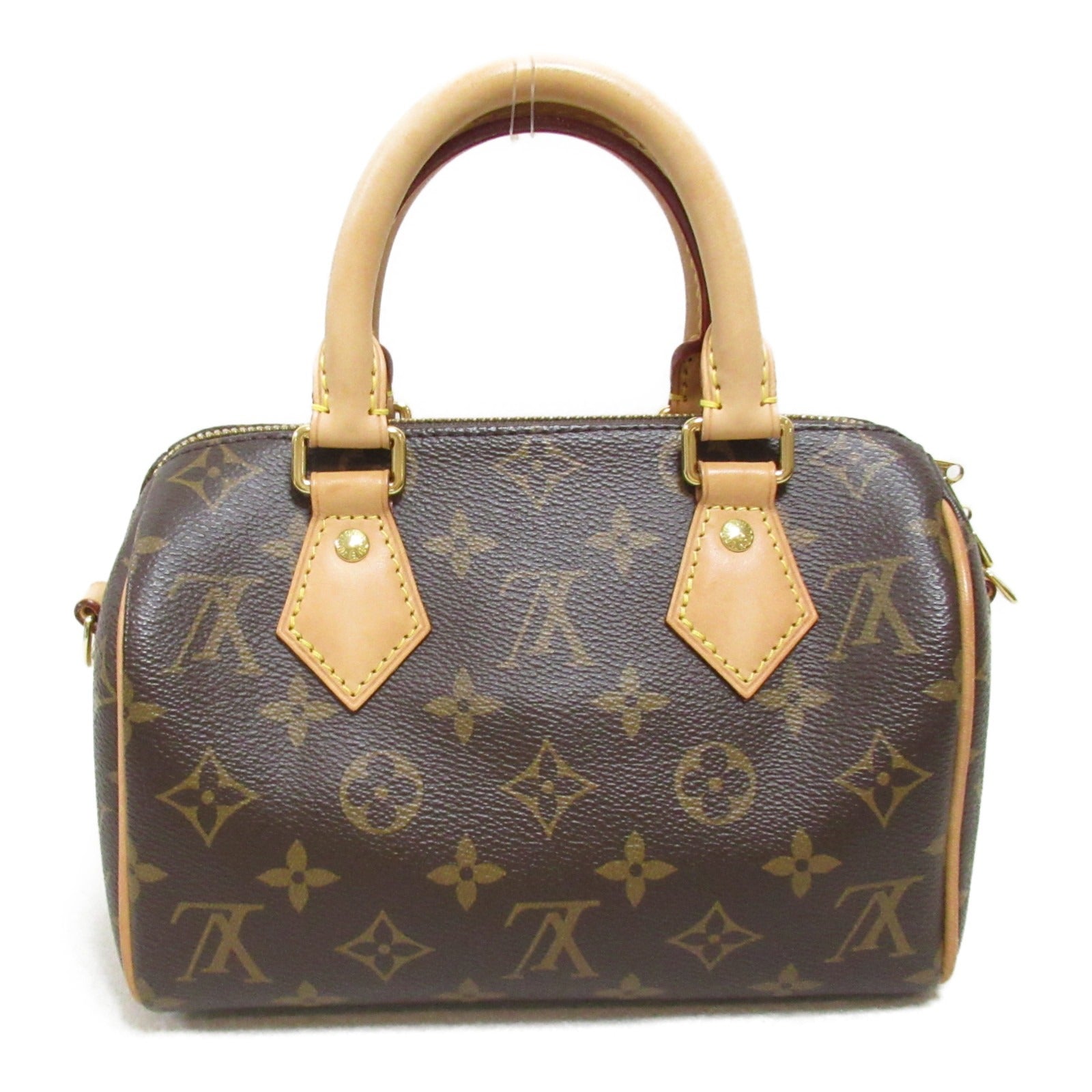 Louis Vuitton Speedy Bandier 202w Shoulder Bag 2way Shoulder Bag PVC Coated Canvas Monogram  Brown M46234