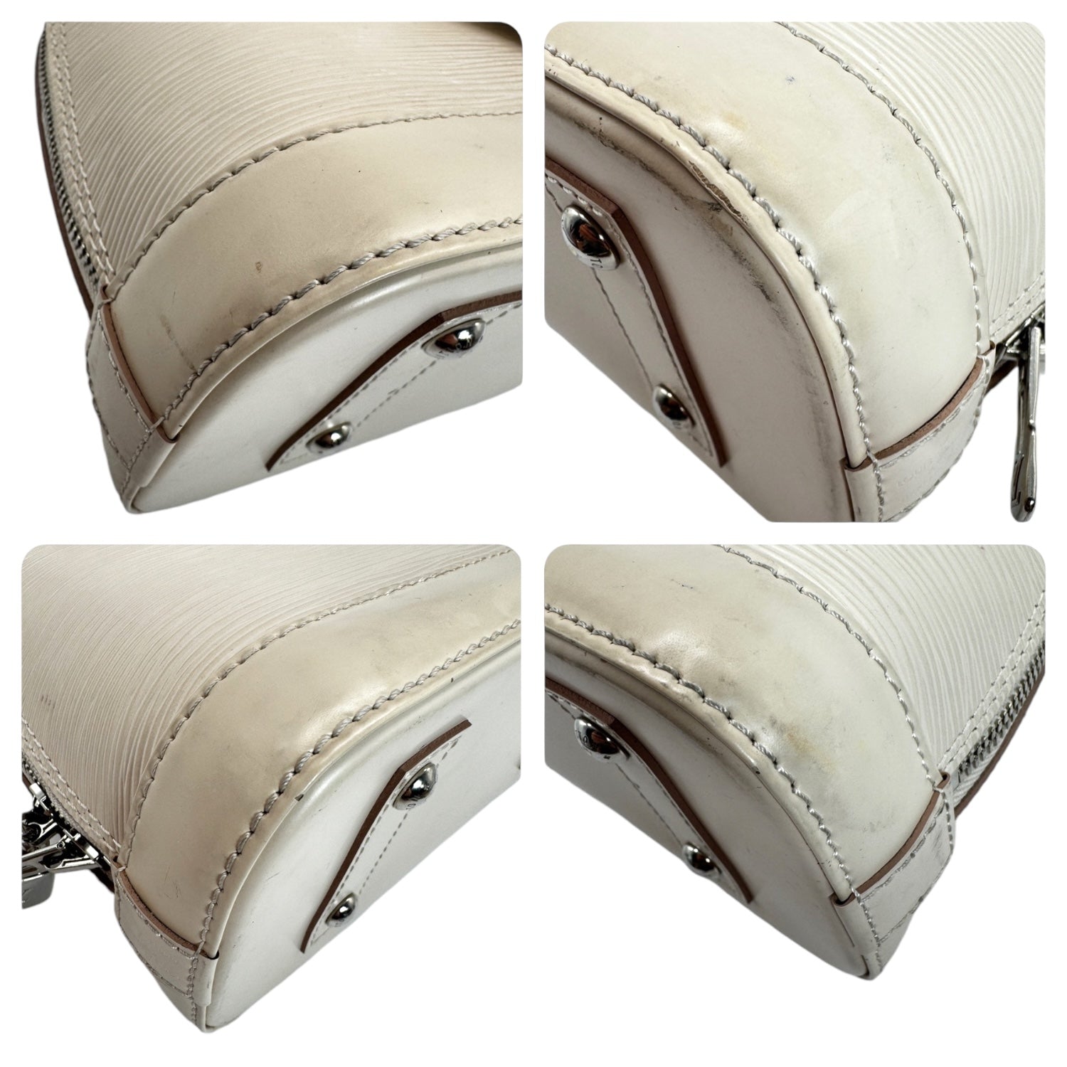 Louis Vuitton Epi Jacquard Alma BB Quartz Handbag