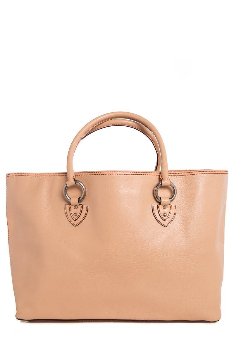 Marc Jacobs Nude Leather Dual Strap Tote
