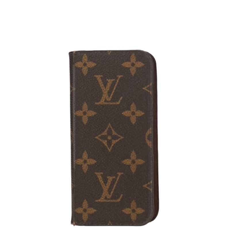 Louis Vuitton Monogram Folio iPhone 7 iPhone Case M61905 Brown PVC  Louis Vuitton