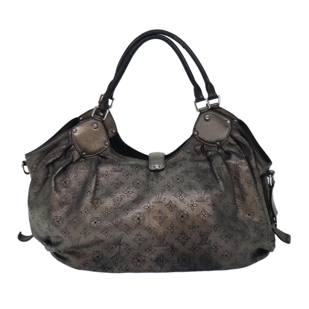 Louis Vuitton Monogram Punching Mahina Xl Tote Bag Bronze