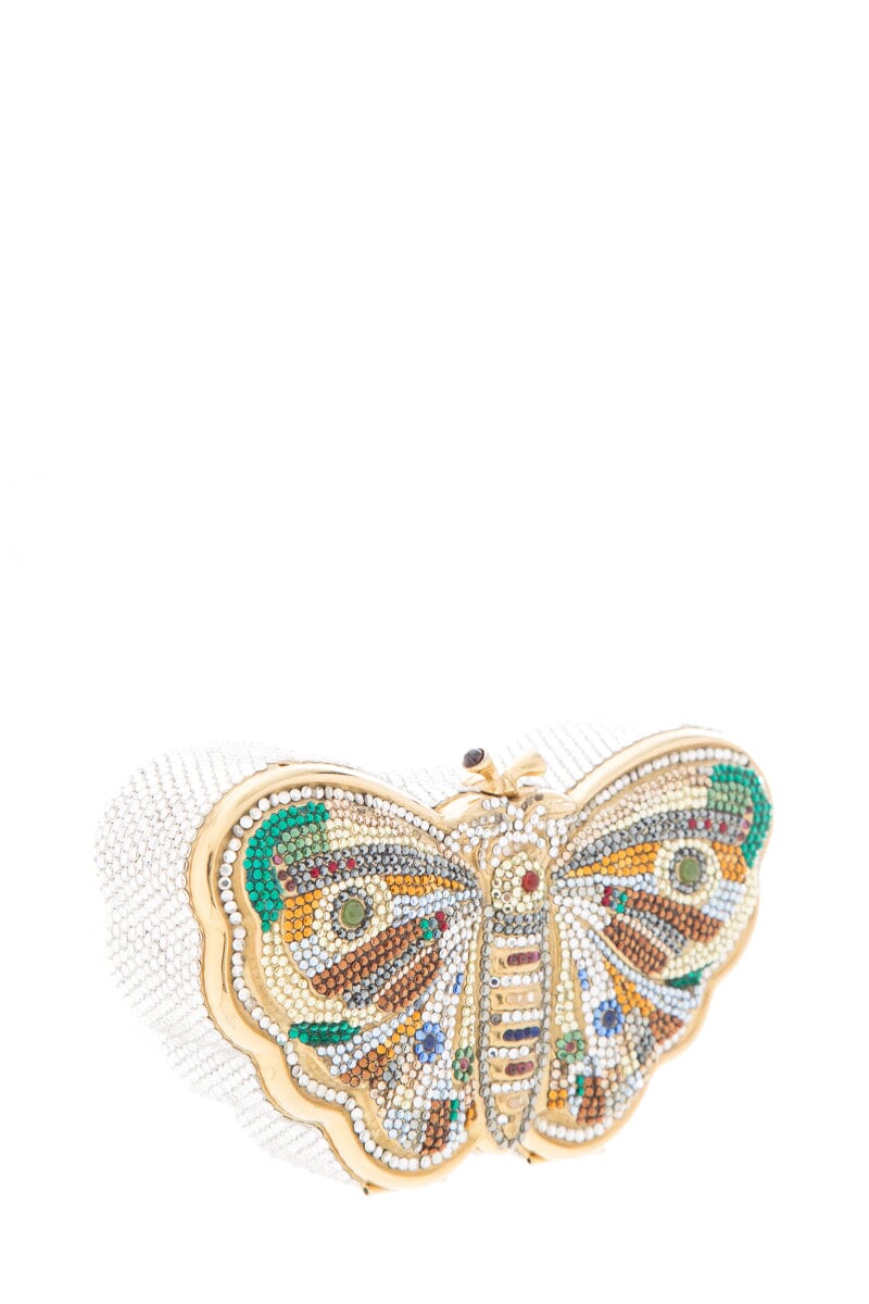 Judith Lieber Vintage Crystal Butterfly Clutch