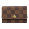 Louis Vuitton Multicle 6 Keycase Keycase Accessories PVC Coated Canvas Damiens  Brown  N62630