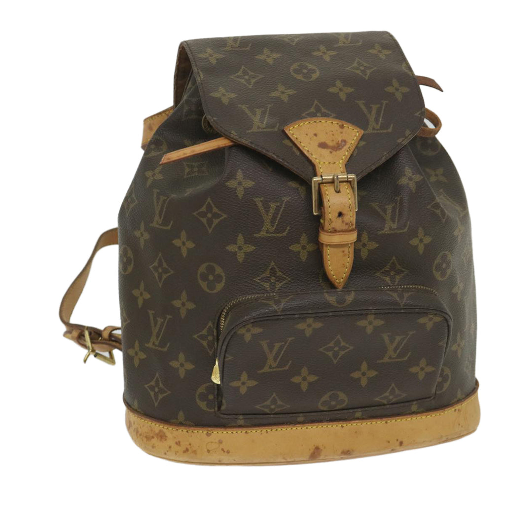 Louis Vuitton Montsouris  Canvas Backpack Bag ()