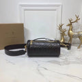 GLAMI Barrel Monogram Bag Black For Women, Bags 10in/27cm