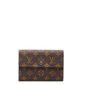 Louis Vuitton Monogram Porteraits M61202 Brown PVC Leather  Louis Vuitton Long Wallet