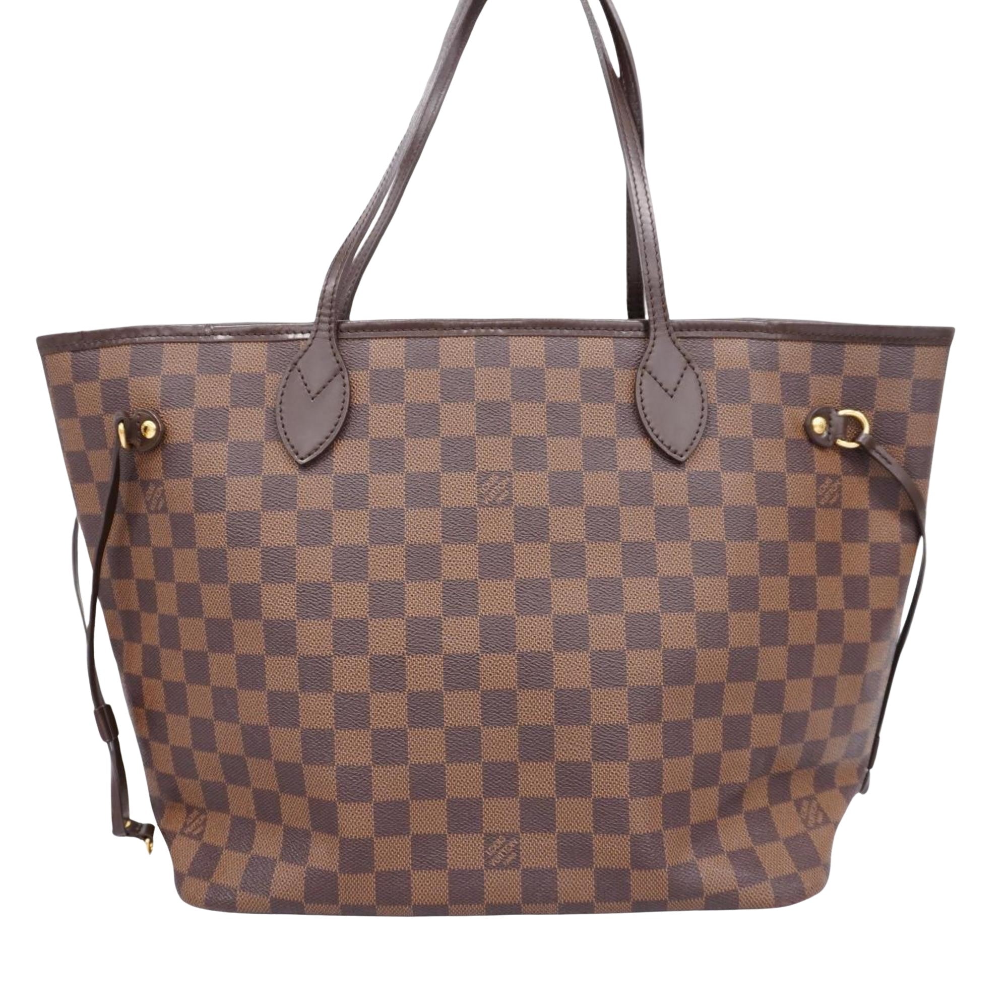 Louis Vuitton Neverfull Mm  Canvas Tote Bag ()