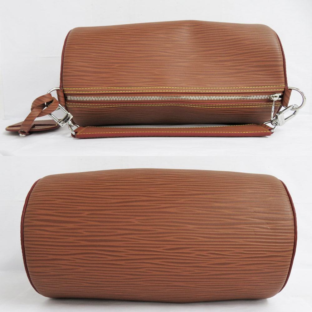 Louis Vuitton Epi XL St Pole MM M23092 ather Crossbody Brown Silver G  Mens