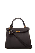 HermÃƒÆ’Ã‚Â¨s 2021 Noir Togo Kelly II Touch Retourne 25 GHW Lizard Handbag