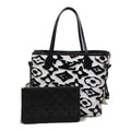 Louis Vuitton Louis Vuitton LV  UF Newark MM Tote Bag Tortoise Bag PVC Coated Canvas Monogram Tufted  White M45564