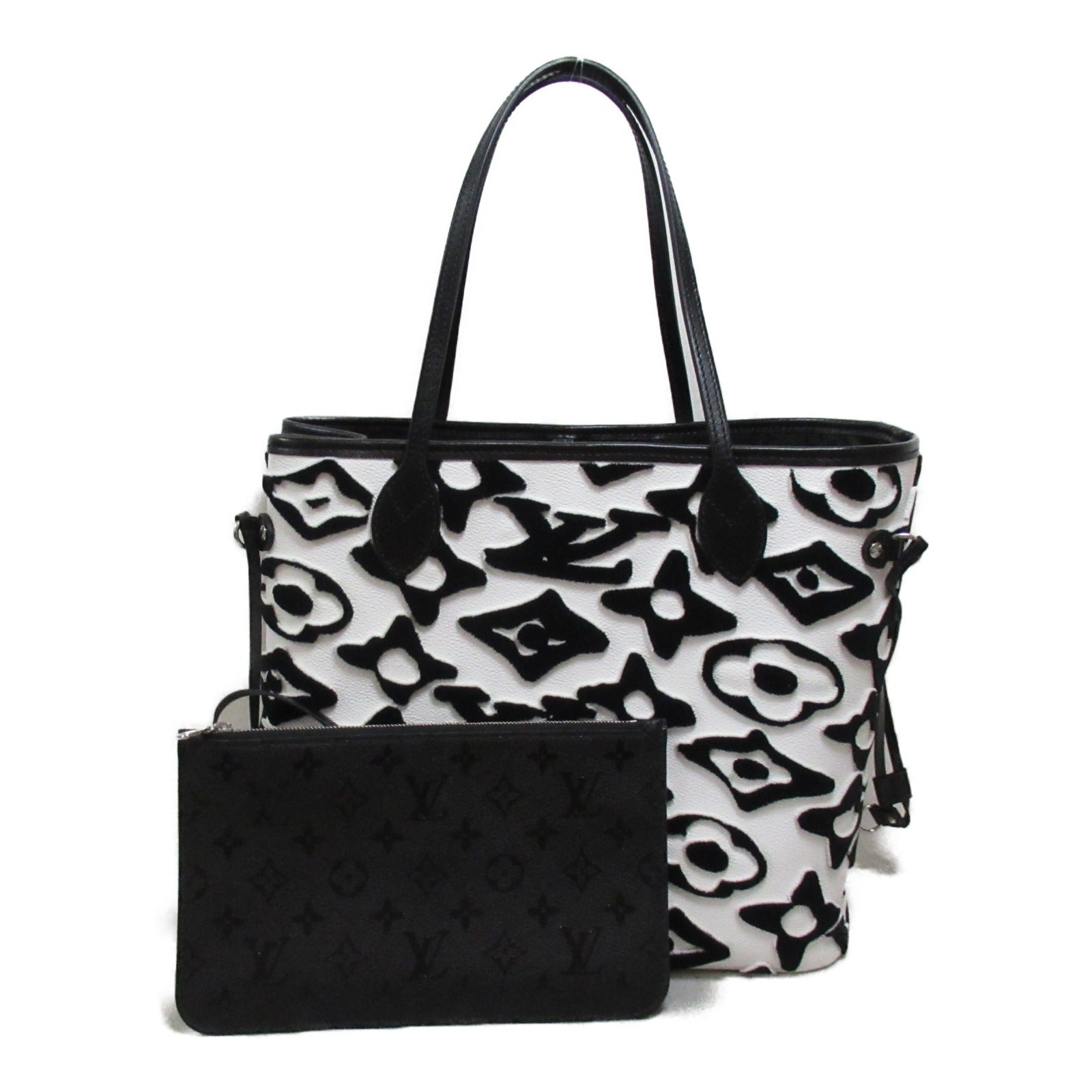 Louis Vuitton Louis Vuitton LV  UF Newark MM Tote Bag Tortoise Bag PVC Coated Canvas Monogram Tufted  White M45564