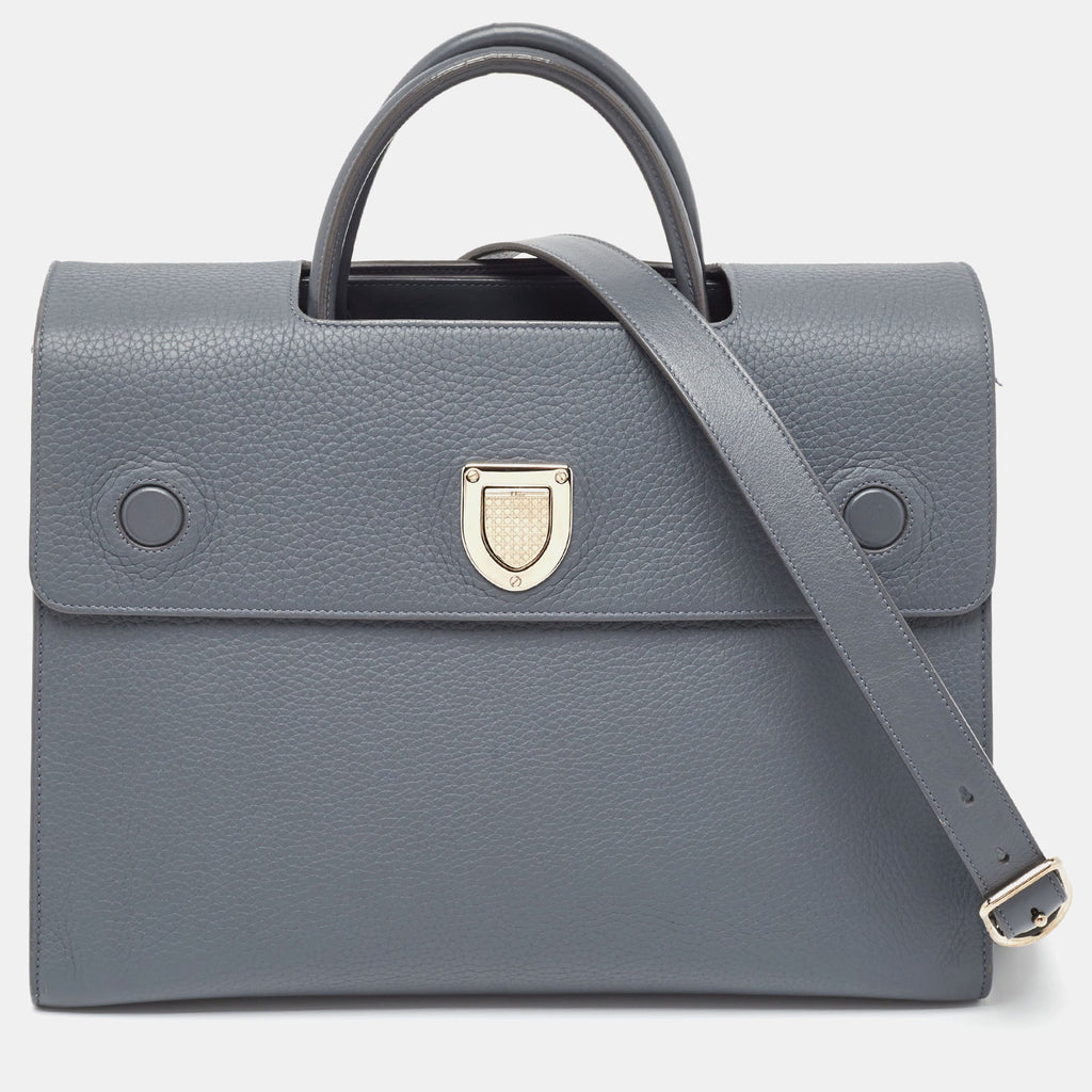 Dior Leather Large Diorever Top Handle Bag