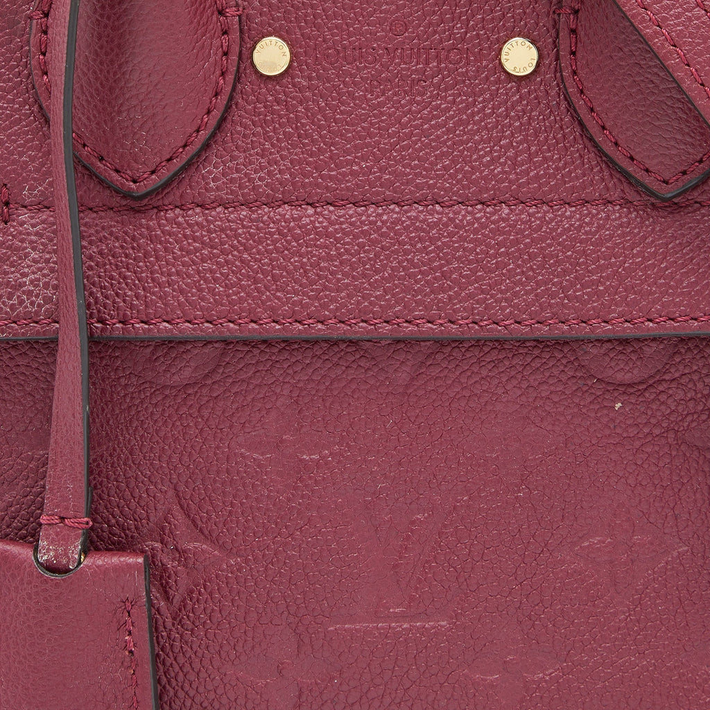 Louis Vuitton Flamme Monogram Empreinte Leather Pont Neuf Mini Bag