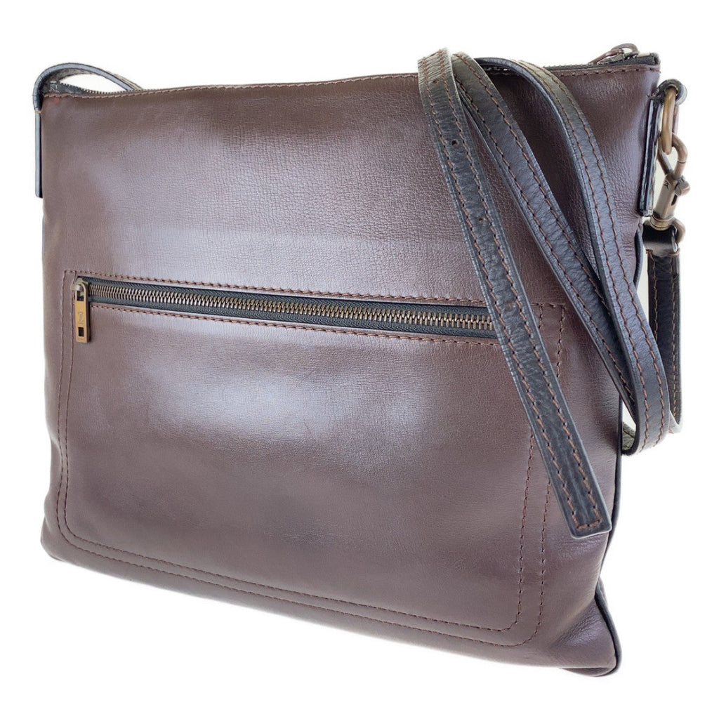 Louis Vuitton Leather Sac Plat Messenger Bag