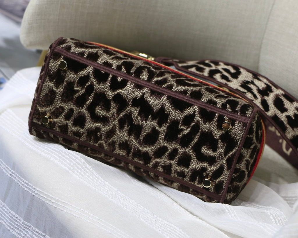 GLAMI MeGLAMIum Lady D-Lite Bag, Leopard Brown Handbags, Crossbody Bags, 24cm CD