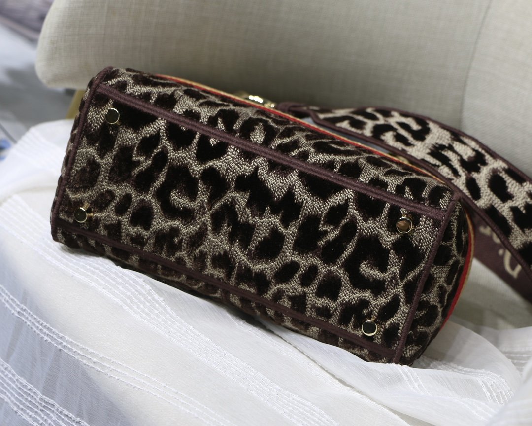 GLAMI MeGLAMIum Lady D-Lite Bag, Leopard Brown Handbags, Crossbody Bags, 24cm CD