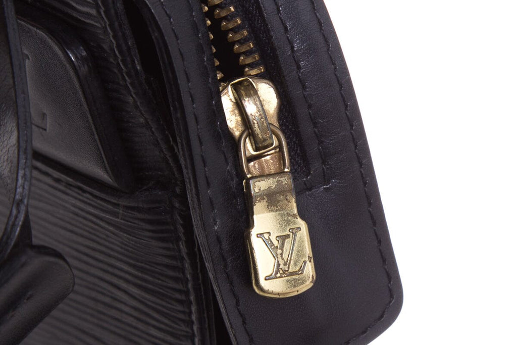 Louis Vuitton Vintage Black Epi Leather Riviera Handbag