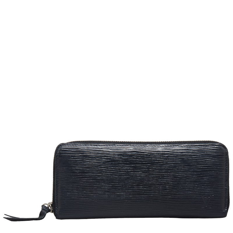 Louis Vuitton Epi Portefolio Clemence Long Wallet M60915 Noir Black Leather Mens Louis Vuitton