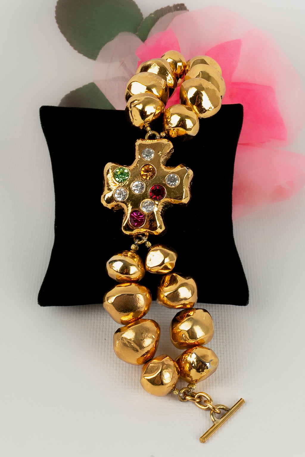 Bracelet de perles dorÃƒÆ’Ã‚Â©es Christian Lacroix