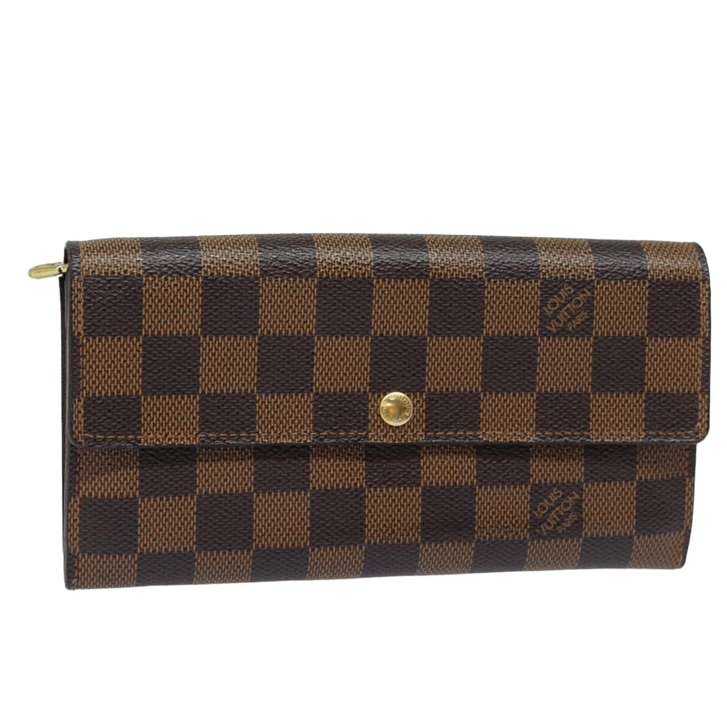 Louis Vuitton Portefeuille Sarah  Canvas Wallet