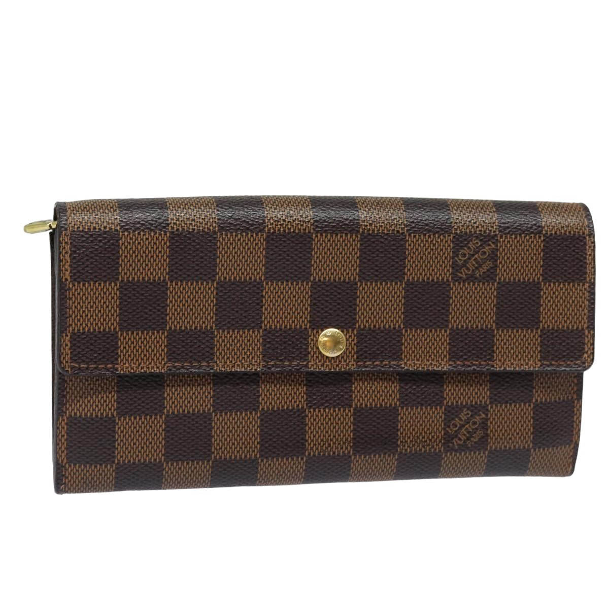 Louis Vuitton Portefeuille Sarah  Canvas Wallet