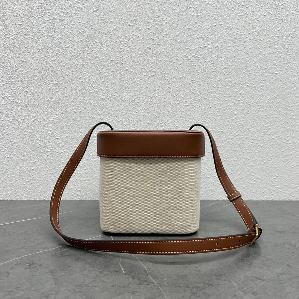 GLAMI MeGLAMIum Box Cuir Triomphe In Textile Natural / Tan For Women 6in/16cm 199252EGlamI.02NT