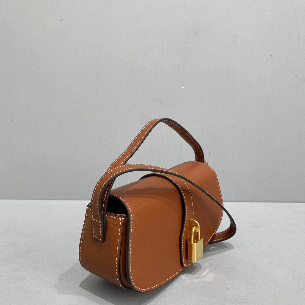GLAMI Clutch On Strap Brown For Women 7in/18cm 10I593DQ1.04LU