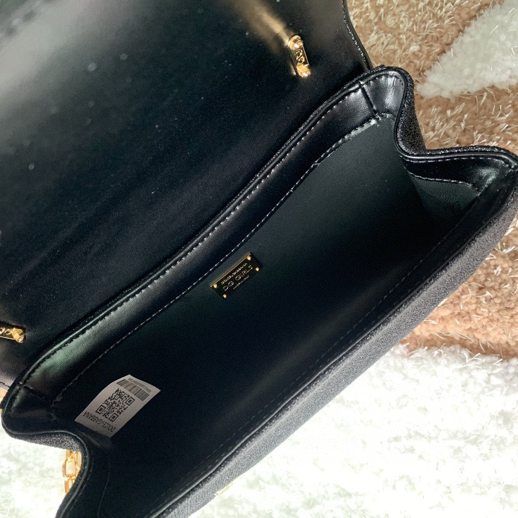 GLAMI Horseferry Print Quilted Small Lola Bag Monogram Black For Women, Bags 9in/23cm 80216191