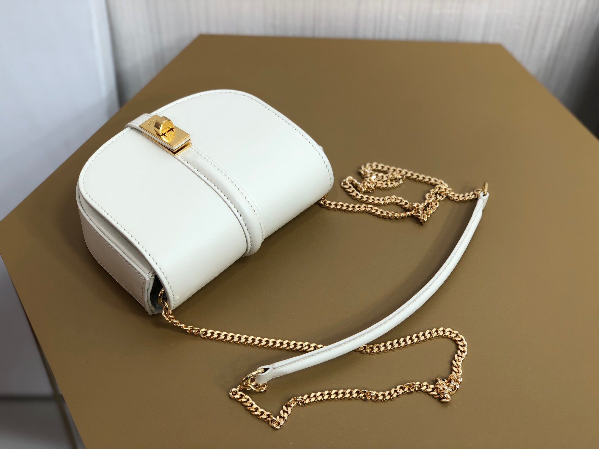 GLAMI Small Bowling Bag White For Women 5.5in/14cm