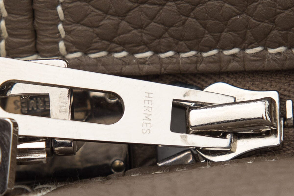 HermÃƒÆ’Ã‚Â¨s Grey 35 CM Victoria Handbag