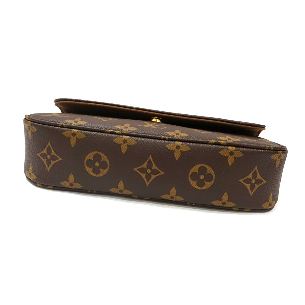 Louis Vuitton Monogram Wallet on Chain Ivy M81911 Brown Shoulder Bag 2w