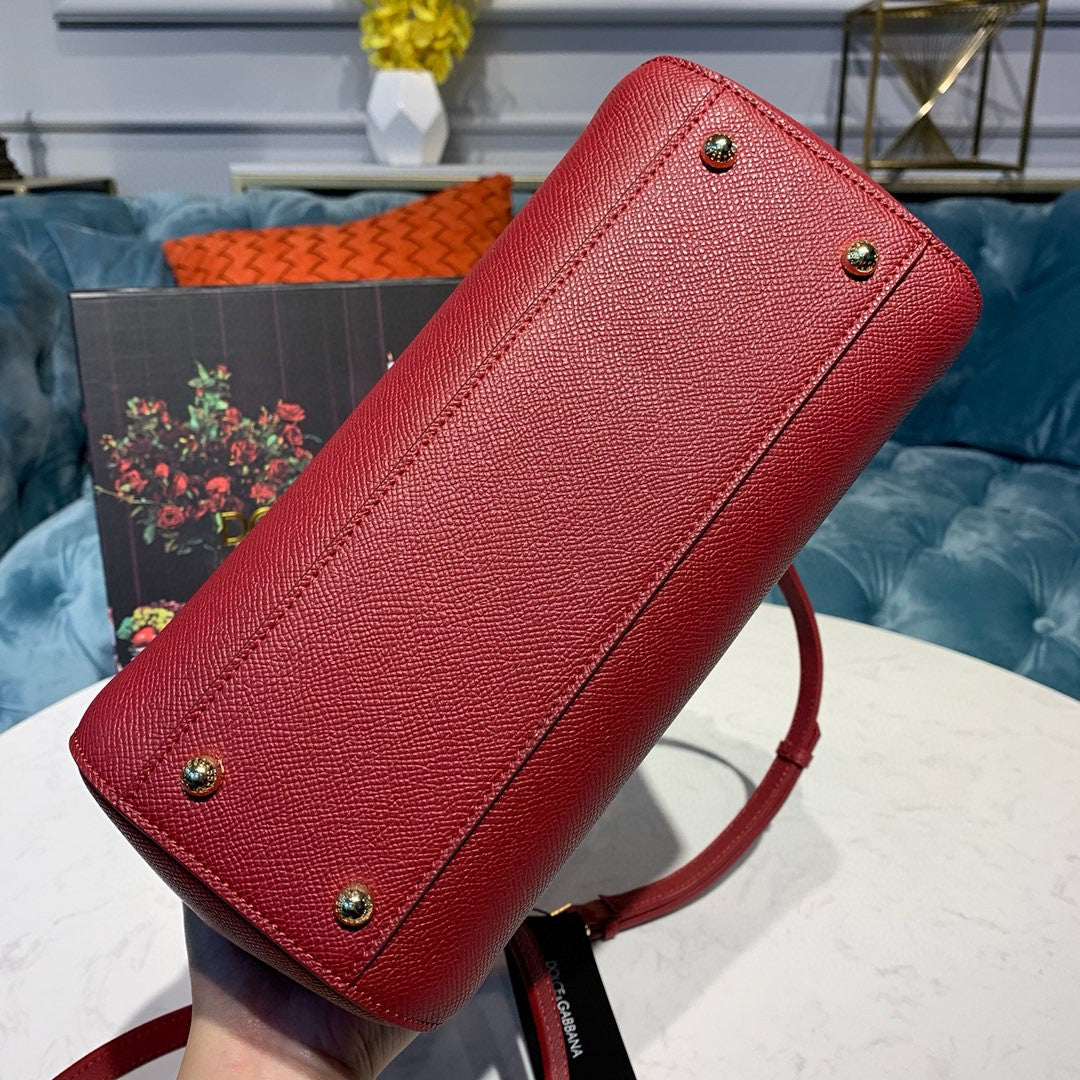 GLAMI Small Sicily Bag In Dauphine Red For Women 7.5in/19cm GLAMI