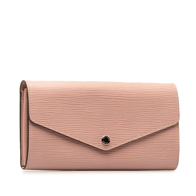 Louis Vuitton Epi Portefolio Sarah Long Wallet M61216 Rose Valerie Pink Leather  Louis Vuitton