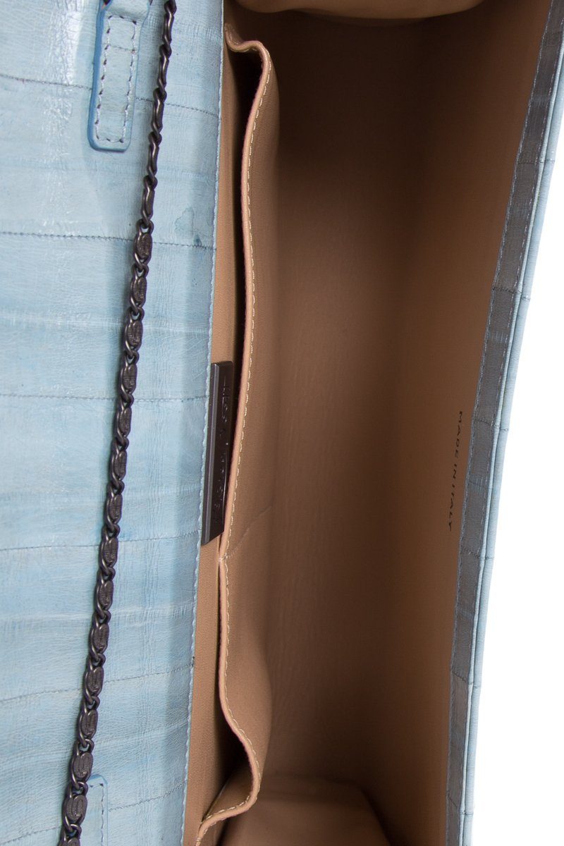 Bags Arena Light Blue Convertible Envelope Clutch